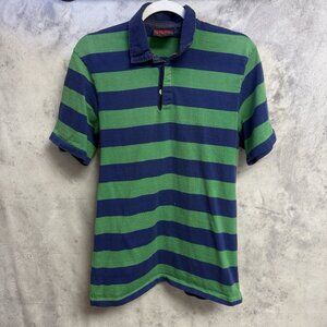 Vintage Canterbury of New Zealand Rugby Shirt Mens Large Green Blue 90s 80s